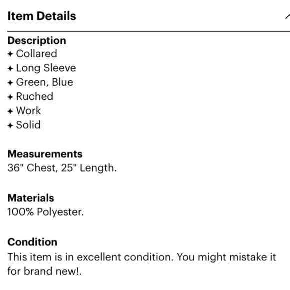 Attention Tab Sleeve Mint Green button down blouse - Picture 4 of 7